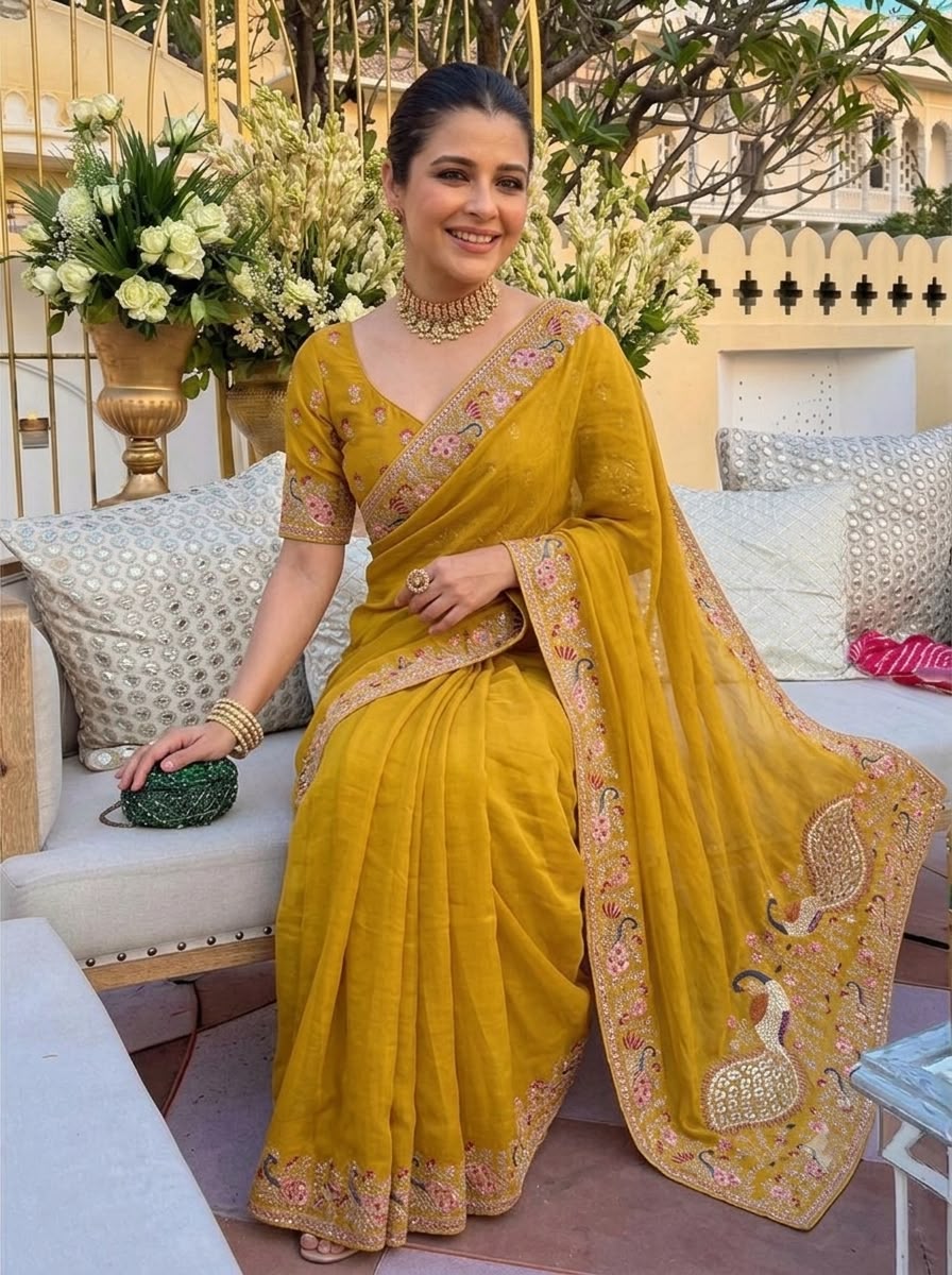 VL06-STAR GEORGETTE DESIGNER SAREE