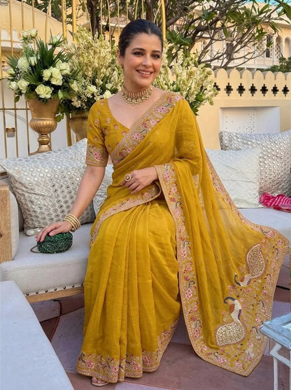 VL06-STAR GEORGETTE DESIGNER SAREE