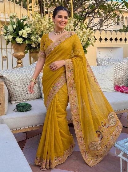 VL06-STAR GEORGETTE DESIGNER SAREE
