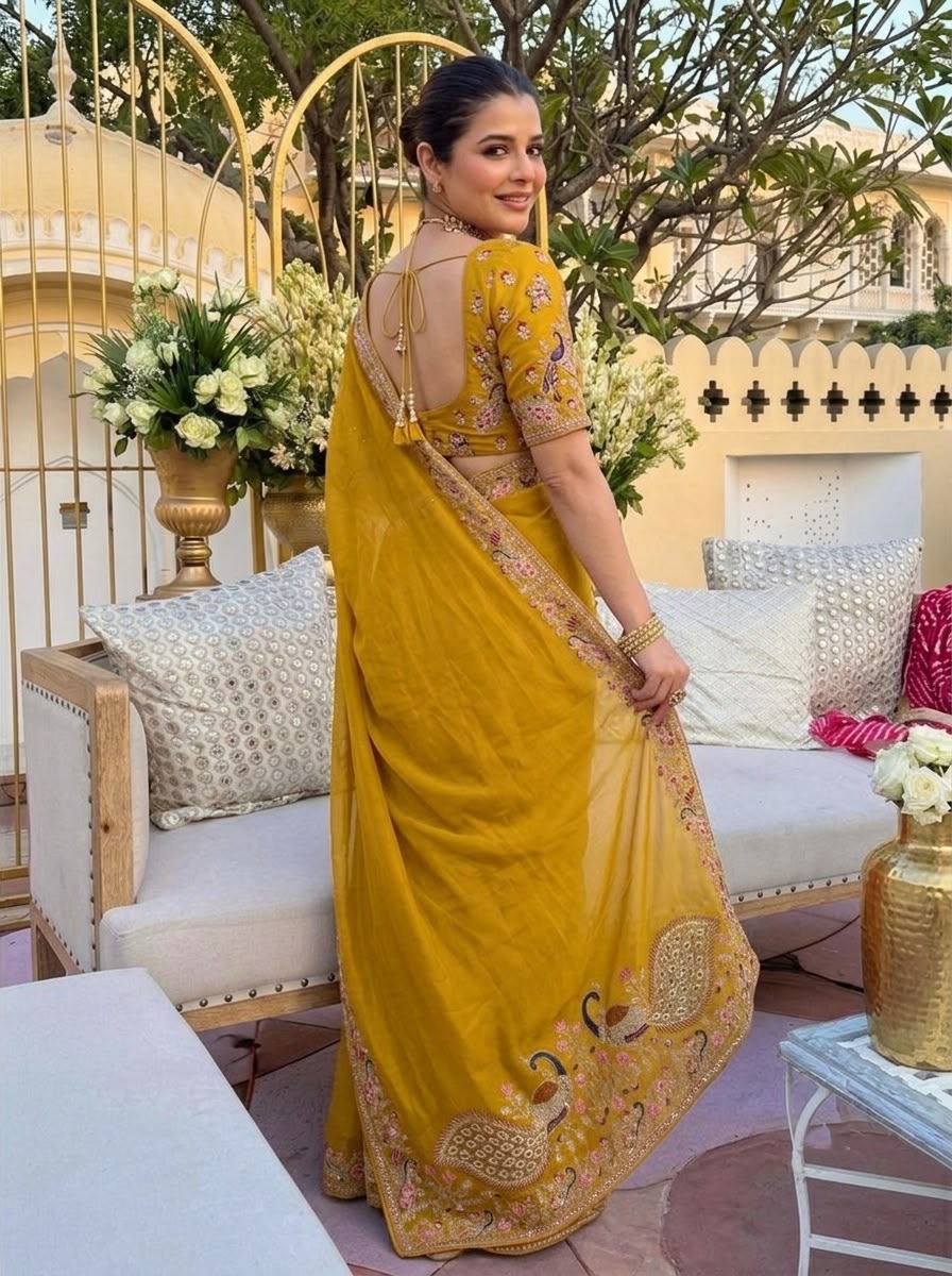 VL06-STAR GEORGETTE DESIGNER SAREE