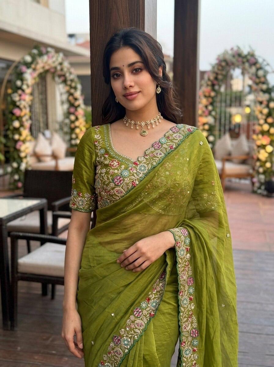 VL-12- FESTIVE WEAR FENDY SILK SAREE