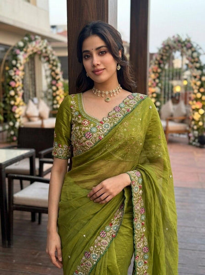 VL-12- FESTIVE WEAR FENDY SILK SAREE
