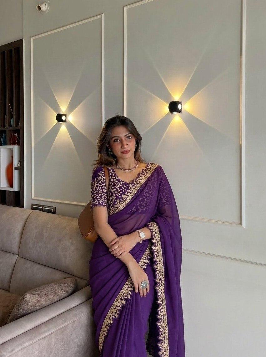 DAILY WEAR-RANGOLI SILK BORDER WITH BLOUSE WORK SAREE
