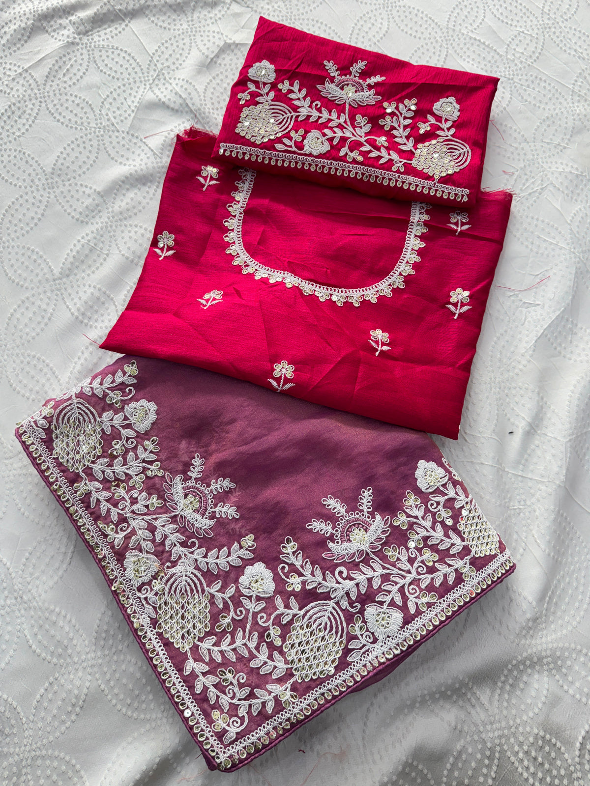 VL07-* PARTY WEAR GABANA SILK SAREE