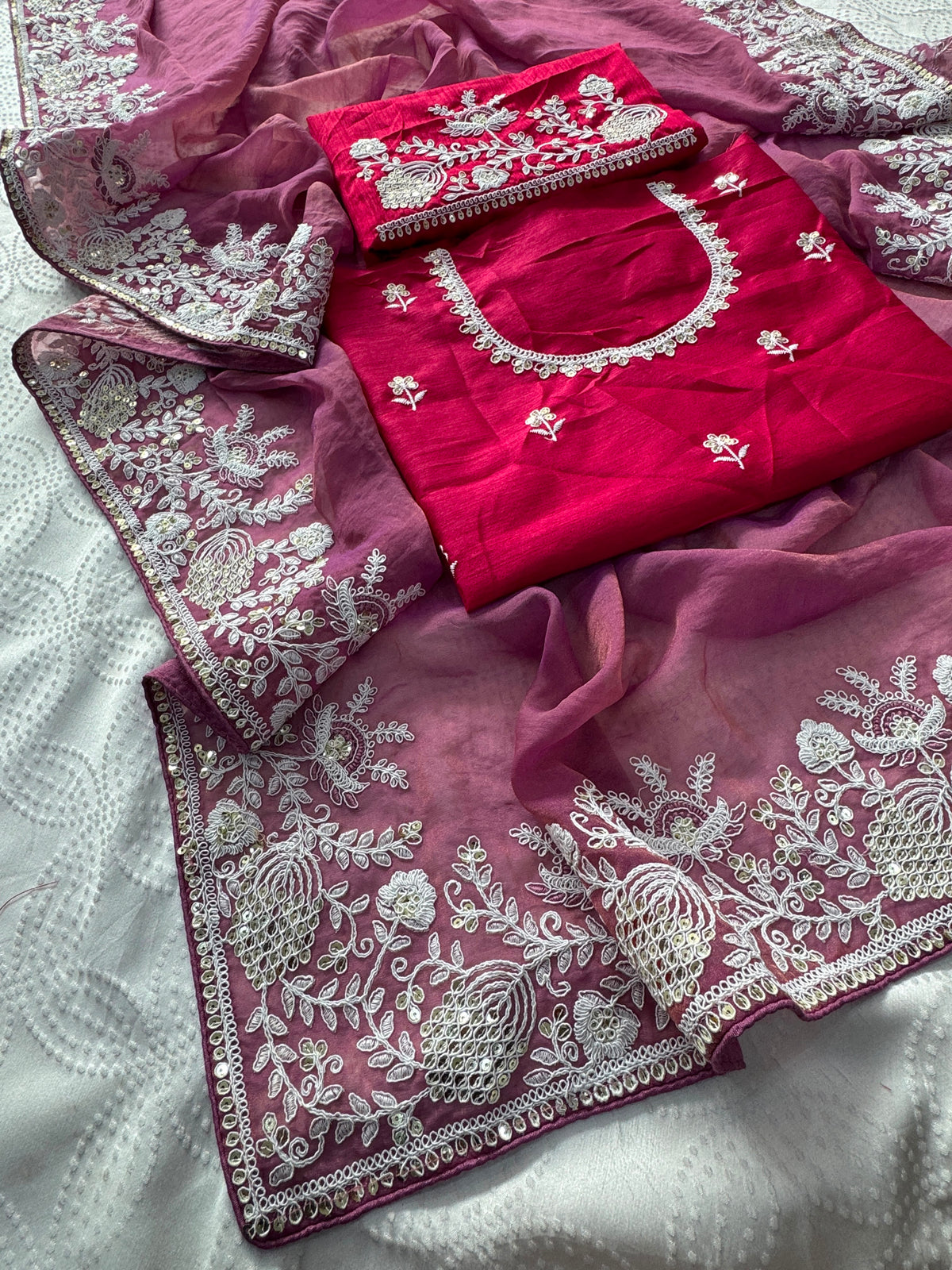 VL07-* PARTY WEAR GABANA SILK SAREE