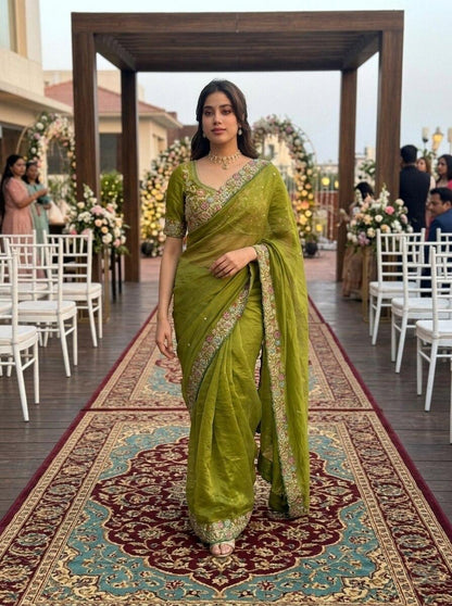 VL-12- FESTIVE WEAR FENDY SILK SAREE