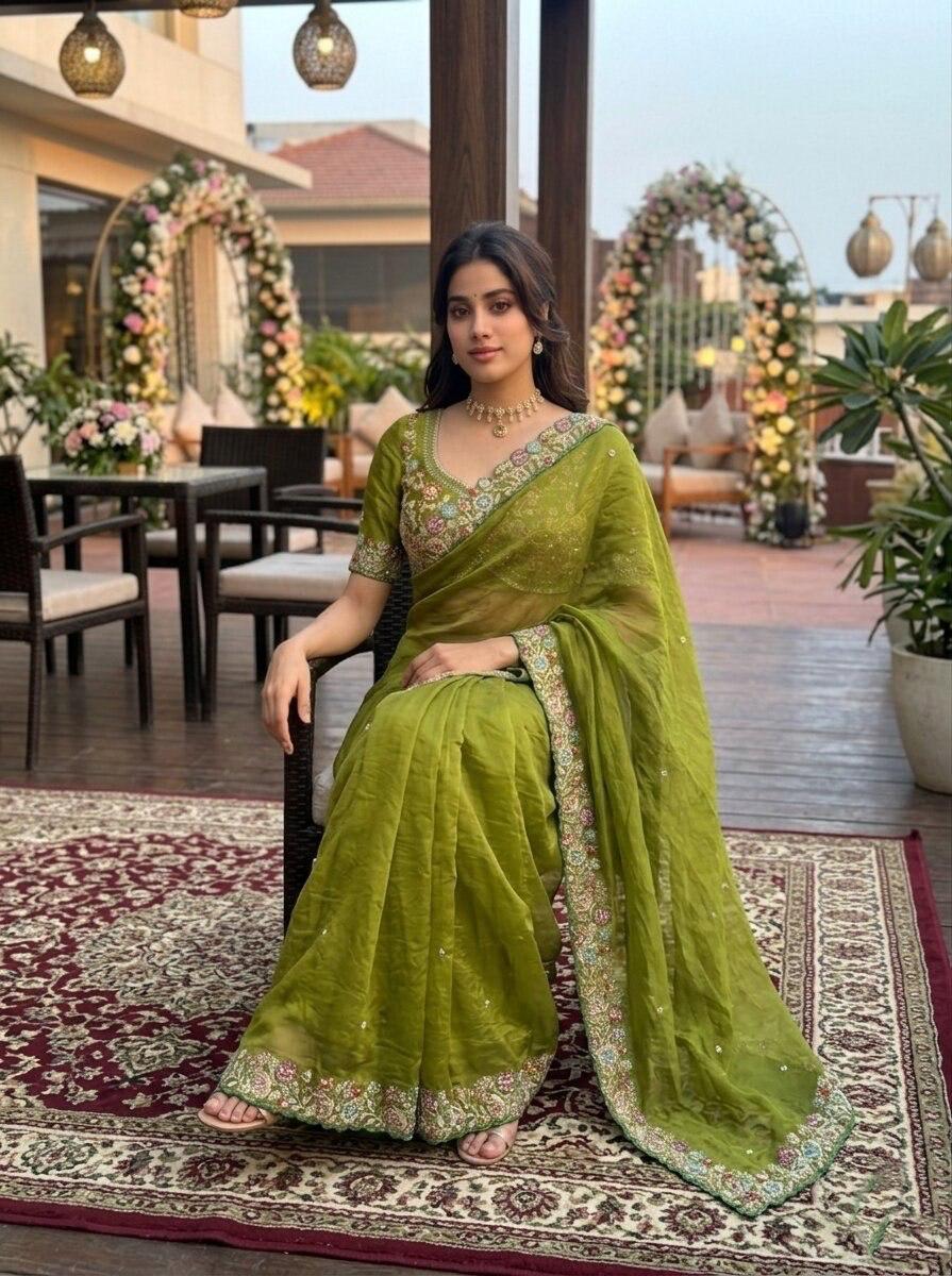 VL-12- FESTIVE WEAR FENDY SILK SAREE