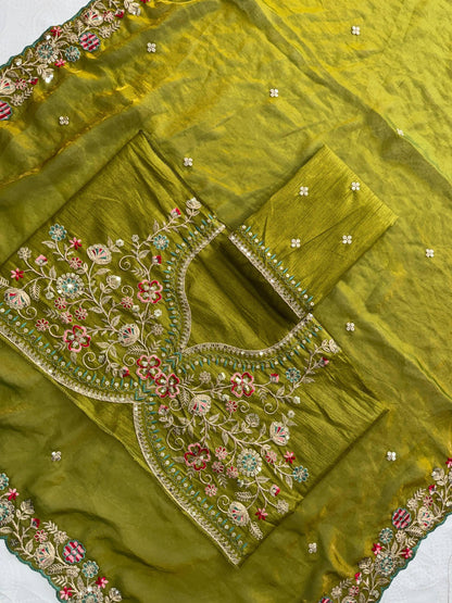 VL-12- FESTIVE WEAR FENDY SILK SAREE